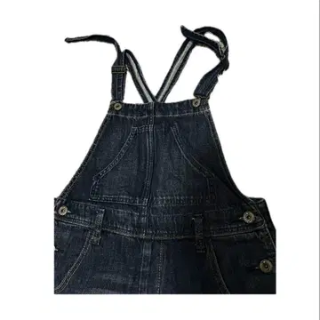 ART VINTAGE 다크 데님 오버롤