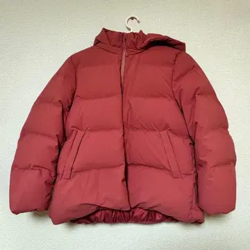 유니클로 심리스 다운 파카 3XL 핑크 빅 사이즈