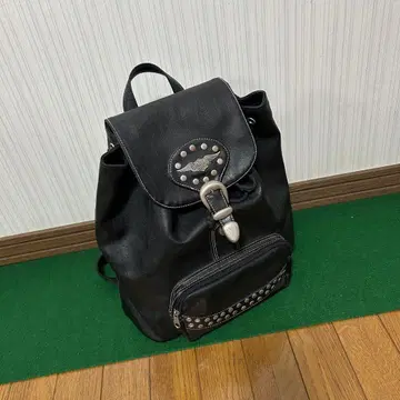 할리데이비슨 가죽 백팩 스터드