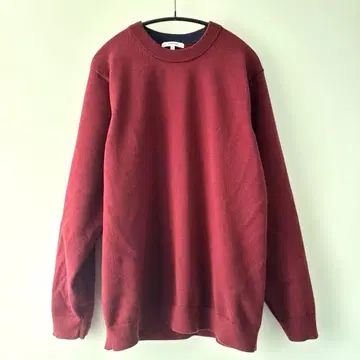 글로벌 워크 멜티 크루넥 니트 (XL / 와인)