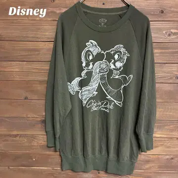 [ Disney ] Chip 'n' Dale 트레이닝복 맨투맨 귀여운 M