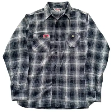 고품질 토요 CAT'S PAW 캐츠 포우 플란넬 셔츠 M 옴브레 체크