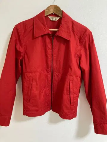 젤라토 딘 자켓 드리즐러 빨간색 스윙탑 빈티지