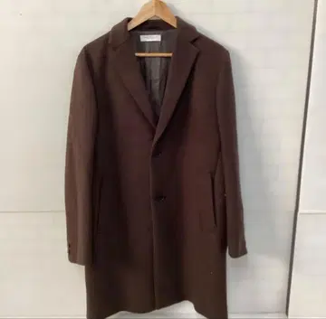 BEAUTY&YOUTH 브라운 체스터 코트 XL