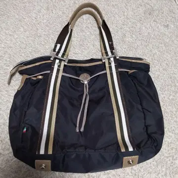 오로비안코 나일론 토트백 블랙