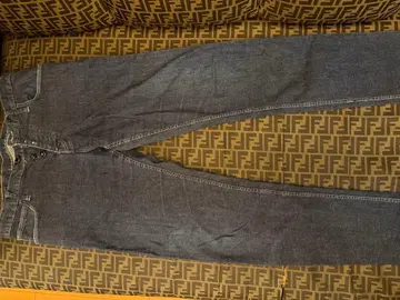 EMPORIO ARMANI 다크 블루 슬림 핏 데님