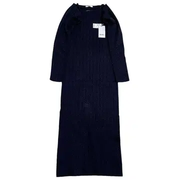 SNIDEL 가디건 세트 아메슬리 니트 원피스 블랙 케이블 짜임