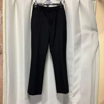 블랙 슬랙스 팬츠 스트레이트 레그