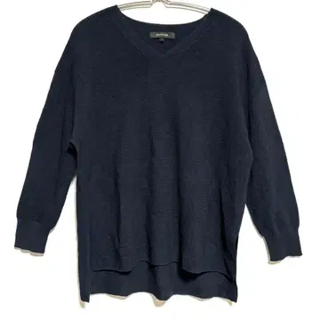 UNTITLED 네이비 V넥 긴팔 스웨터 일본제 M