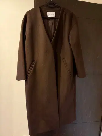 UNITED ARROWS 브라운 롱 코트