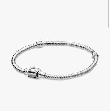 Barrel Clasp Snake Chain Bracelet