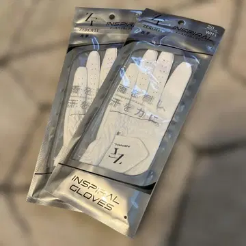 ZEROFIT 인스파이럴 그로브 왼손용 20cm 화이트 x 2장