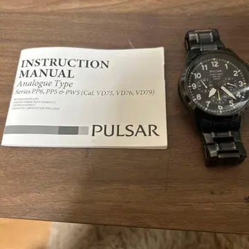 PULSAR 크로노그래프 솔라 남성용 손목시계