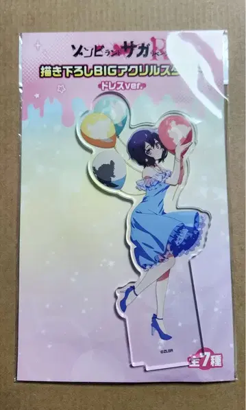 좀비랜드 사가 리벤지 미즈노 아이 신작 빅 아크릴 스탠드 드레스 ver