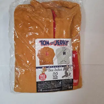 톰과 제리 보아 자켓 프리 사이즈 오렌지