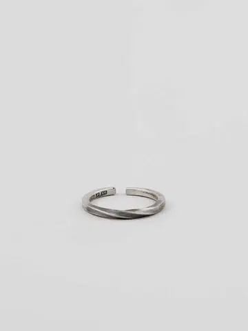 GOODDAYS 실버 트위스트 링 8~10호