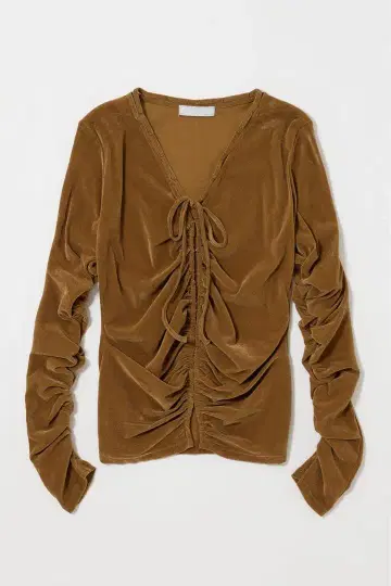 moussy SHEER VELOUR 가디건