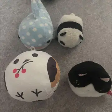 봉제 인형 세트 4개