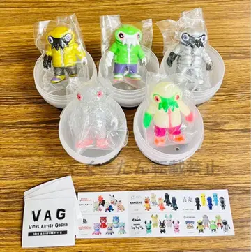 VAG 10주년 2 크툴루오이드 갸로미 가챠 소프트 비닐 전 5종 세트