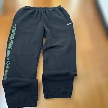 REALBVOIC 블랙 스웨트 팬츠 X-LARGE