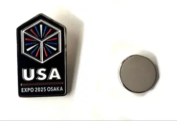 EXPO2025 USA 핀 배지