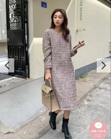 BIRTHDAY BASH 트위드 원피스