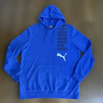 PUMA 남성용 후드티 L 사이즈 블루
