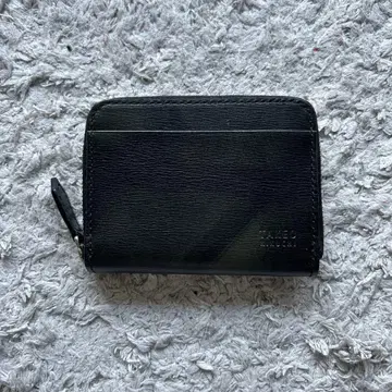 블랙 가죽 코인 케이스