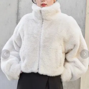 [ Chico ] 화이트 플리스 자켓