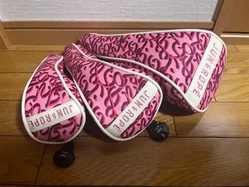 JUN & ROPE 골프 헤드커버 세트 핑크