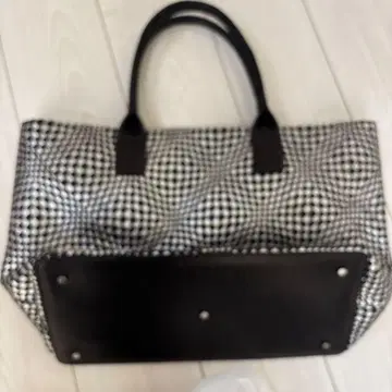 키타무라 체크 무늬 토트백