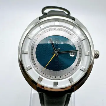 새상품급 작동품 폴스미스 남성용 손목시계 실버 그린 스티어링