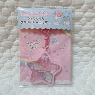 산리오 초레어 키키라라 바스락 아크릴 키링 퍼프포프