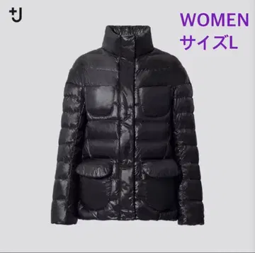 새상품급 UNIQLO +J 울트라 라이트 다운 자켓 L 블랙