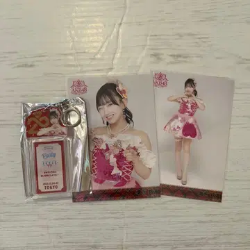 AKB48 토쿠나가 레이미 무도관 라이브 키링&브로마이드