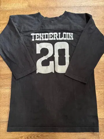 텐더 로인 T-NFL RAG 래글런 7부 소매 블랙