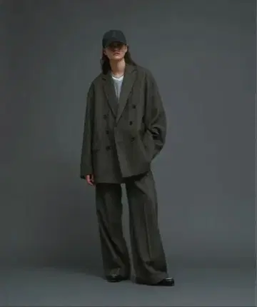 soerte 와이드 스트레이트 슬랙스 팬츠 사이즈 1 그레이 계열 기타