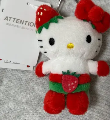 딸기신문 키티 토이 키링 딸기 이치고 이치고맨 LOWRYS FARM