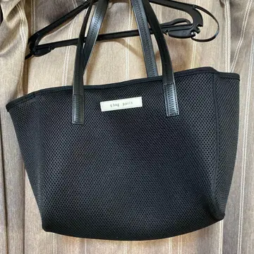 qbag paris 블랙 토트백