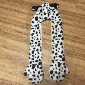 101마리 강아지 팬캡 머플러 장갑