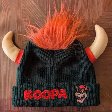 쿠파 모자 니트 모자 팬캡 USJ 유니버설 스튜디오 재팬