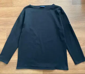 SAINT JAMES 블랙 긴팔 티셔츠