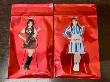 Wendy's AKB 쿠라노오 나루미 아크릴 스탠드 2개 세트