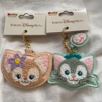 [ 새상품 익명 배송 ] 더피 & 프렌즈 젤라토니 리나벨 키링 세트