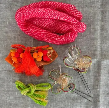 기모노용 머리 장식 일식 세트