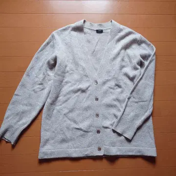 LOEFF 유나이티드 애로우즈 캐시미어 혼방 가디건 V넥