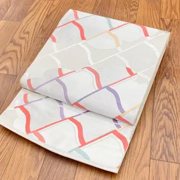 순수 실크 6통 후쿠로 오비 포멀