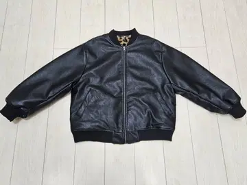 아즈르 바이 마우지 인조 가죽&레오파드 아우터(F) 리버서블