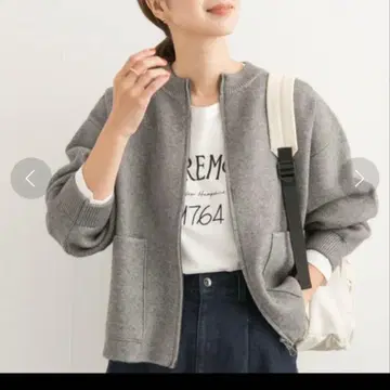 어반 리서치 니트 ZIP 블루종