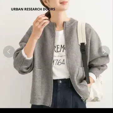 어반 리서치 니트 ZIP 블루종